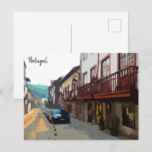 Stromen van Portugal Briefkaart (Voorkant / Achterkant)