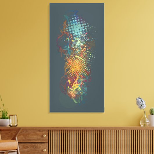 stromend canvas afdruk (Insitu (Woonkamer))