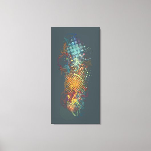 stromend canvas afdruk (Voorkant)