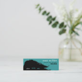 stromend haar mini mini visitekaartje (Staand voorkant)