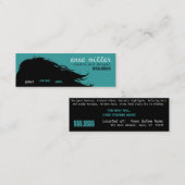 stromend haar mini visitekaartje (Voorkant / Achterkant)