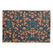  Stromend Oranje Bloemmotief Kussensloop (Achterkant-Links)