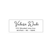 stromend script-retouradres  zelfinktende stempel (Design)