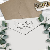 stromend script-retouradres  zelfinktende stempel