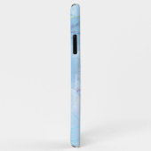 stromend Unicorn Silhouette (blauw geschilderd) Case-Mate iPhone Case (Achterkant/rechts)