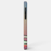 stromend Unicorn Silhouette (roos) Case-Mate iPhone Case (Achterkant/links)