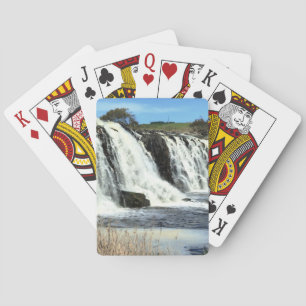 Stromend Water bij Hopkins Falls Pokerkaarten
