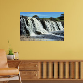 Stromend Water bij Hopkins Falls Poster