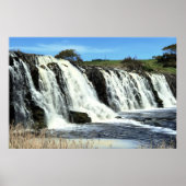 Stromend Water bij Hopkins Falls Poster (Voorkant)