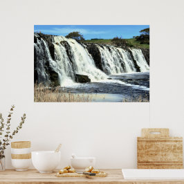 Stromend Water bij Hopkins Falls Poster