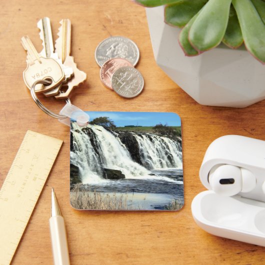 Stromend Water bij Hopkins Falls Sleutelhanger (Bureau)