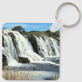 Stromend Water bij Hopkins Falls Sleutelhanger (Achterkant)