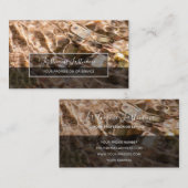 stromend water in een heldere kreek voor de geeste visitekaartje (Voorkant / Achterkant)