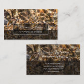 stromend water in helder bekken voor de geestelijk visitekaartje (Voorkant / Achterkant)