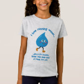 Stromend water maakt me gek! t-shirt (Voorkant)