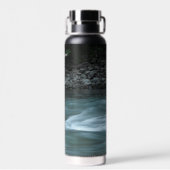 Stromend water Natuur foto gepersonaliseerd Waterfles (Achterkant)