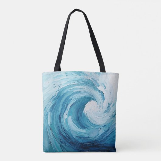 stromend water tote bag (Achterkant)