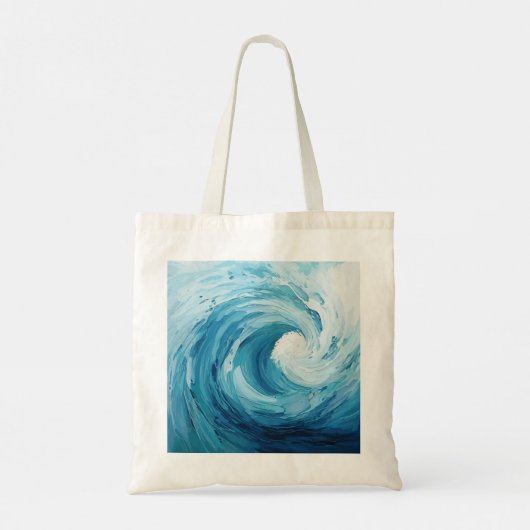 stromend water tote bag (Achterkant)
