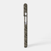 Stromend Zebrastrepen Badmat iPhone 16 Hoesje (Linkerkant)