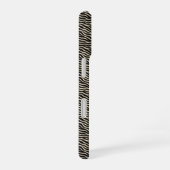 Stromend Zebrastrepen Badmat iPhone 16 Hoesje (Rechterkant)