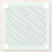 stromend zeewier glazen onderzetter (Achterkant)