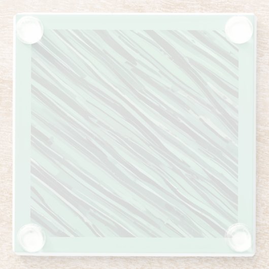 stromend zeewier glazen onderzetter (Achterkant)