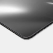 Stromend zilver metaal bureaumat (Hoek)