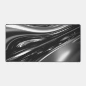 Stromend zilver metaal bureaumat (Voorkant)