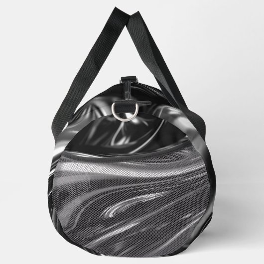 Stromend zilver metaal plunjezak (Rechts)