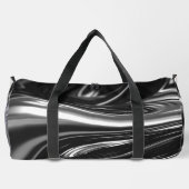 Stromend zilver metaal plunjezak (Achterkant)