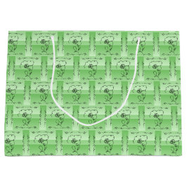 Stromende Beauty Salie Horizontale Gift Bag Groot Cadeauzakje