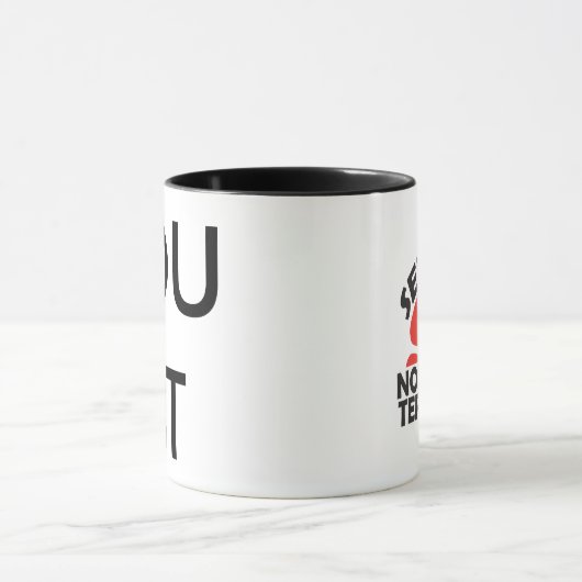 Stromende beker van Zie je NT Mok (Midden)