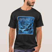stromende Brook Time Confucius Inspirerend Quote T-shirt (Voorkant)