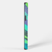 Strömende Farbwogen im Neonlicht iPhone Hoesje (Rechterkant)