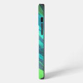 Strömende Farbwogen im Neonlicht iPhone Hoesje (Linkerkant)