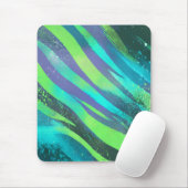 Strömende Farbwogen im Neonlicht Muismat (Met muis)