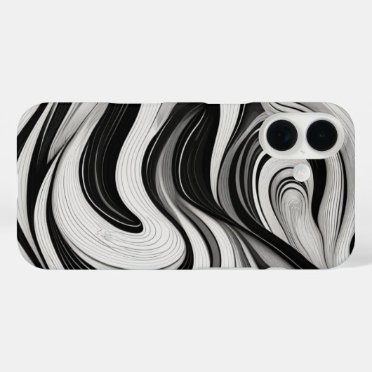 stromende golflijnen Case-Mate iPhone case (Achterkant (horizontaal))