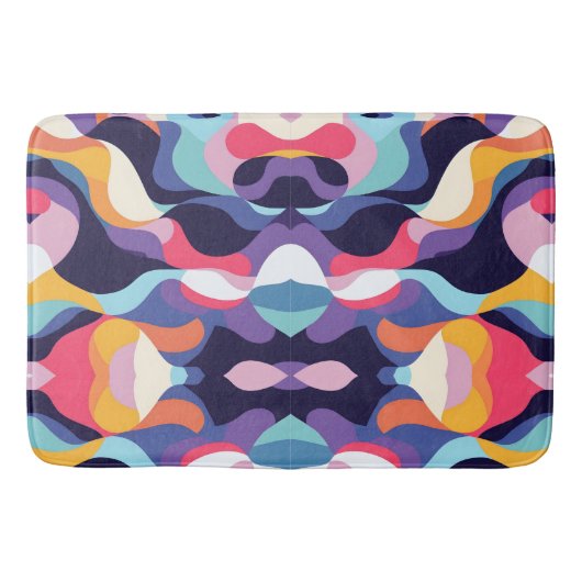 Stromende golven abstract 8 badmat (Voorkant)