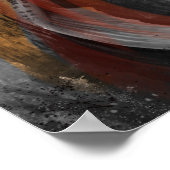 stromende Koi Poster (Hoek)