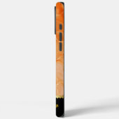 Stromende levendige oranje marmerpatronen Case-Mate iPhone case (Achterkant / Links)