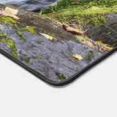 Stromende Mossy Stream Natuur Desk Mat (Hoek)