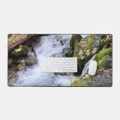 Stromende Mossy Stream Natuur Desk Mat (Keyboard & Muis)