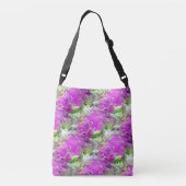 Stromende Petunia's..... Crossbody Tas (Achterkant)