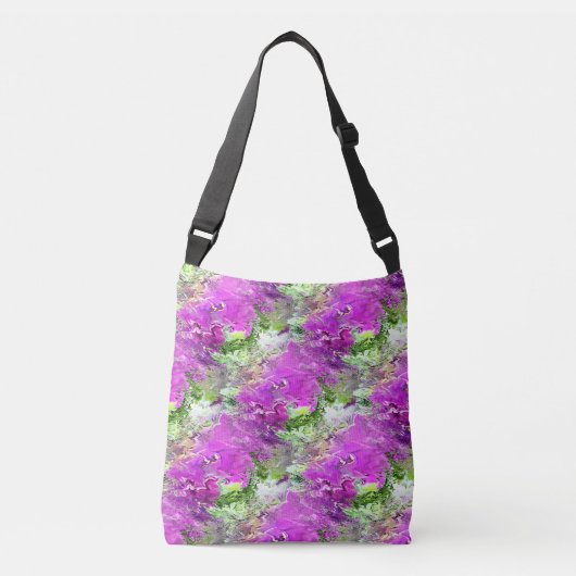 Stromende Petunia's..... Crossbody Tas (Voorkant)