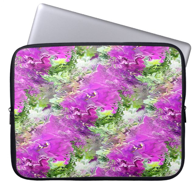 Stromende Petunia's..... Laptop Sleeve (Voorkant)