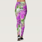 Stromende Petunia's..... Leggings (Achterkant)