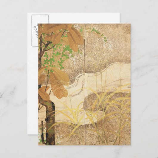 stromende rivier briefkaart (Voorkant / Achterkant)