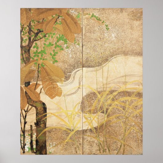 stromende rivier poster (Voorkant)