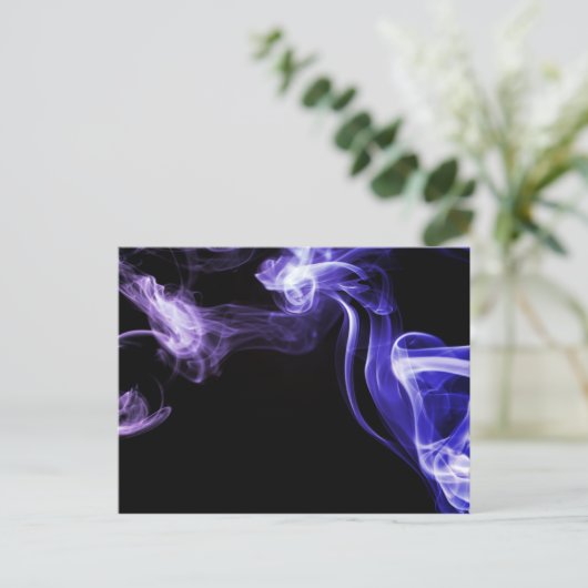 stromende rook briefkaart (Staand voorkant)