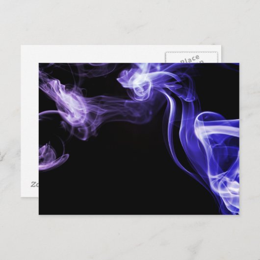 stromende rook briefkaart (Voorkant / Achterkant)